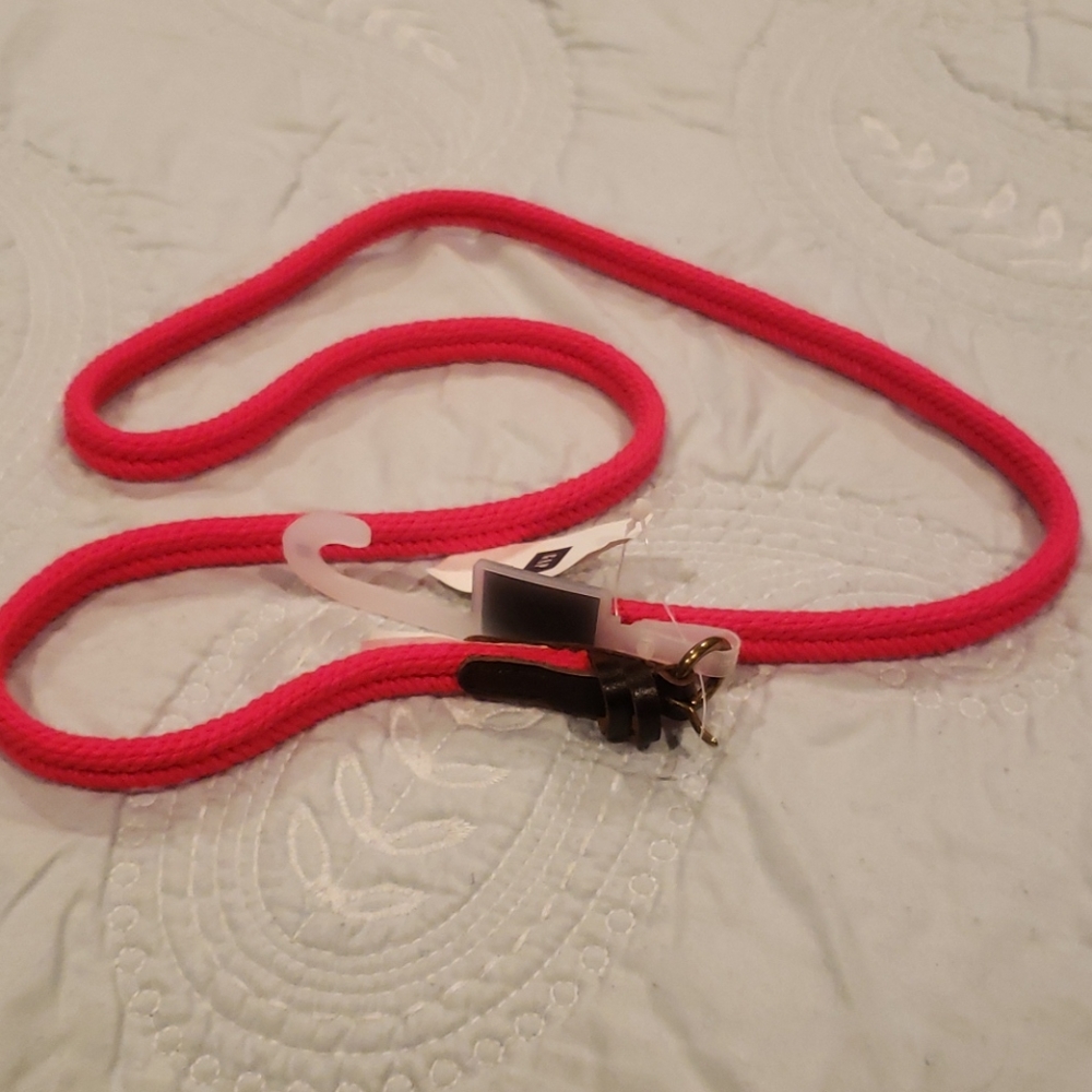 Gap pink rope belt NWT Medium